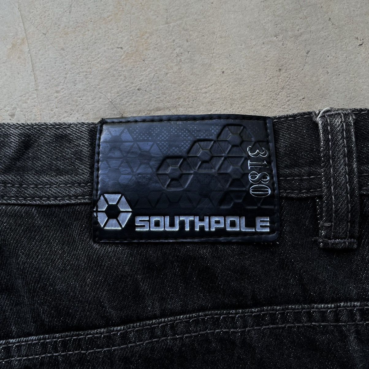 Southpole VINTAGE Y2K BAGGY SOUTHPOLE DISTRESSED HIPHOP SKATE JEANS Size US 35 - 15 Thumbnail