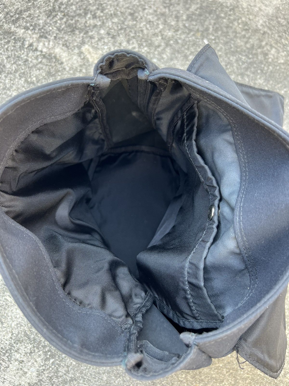 Yohji Yamamoto VTG Yohji Yamamoto Y’saccs + Pour Homme Black Backpack Bag Size ONE SIZE - 16 Thumbnail