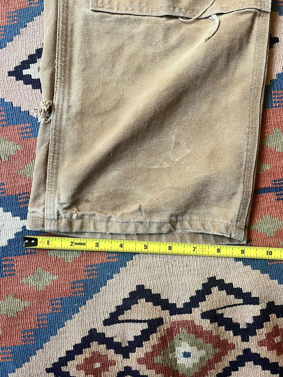Carhartt Vintage brown carhartt double knee faded and distressed Size US 36 / EU 52 - 10 Thumbnail