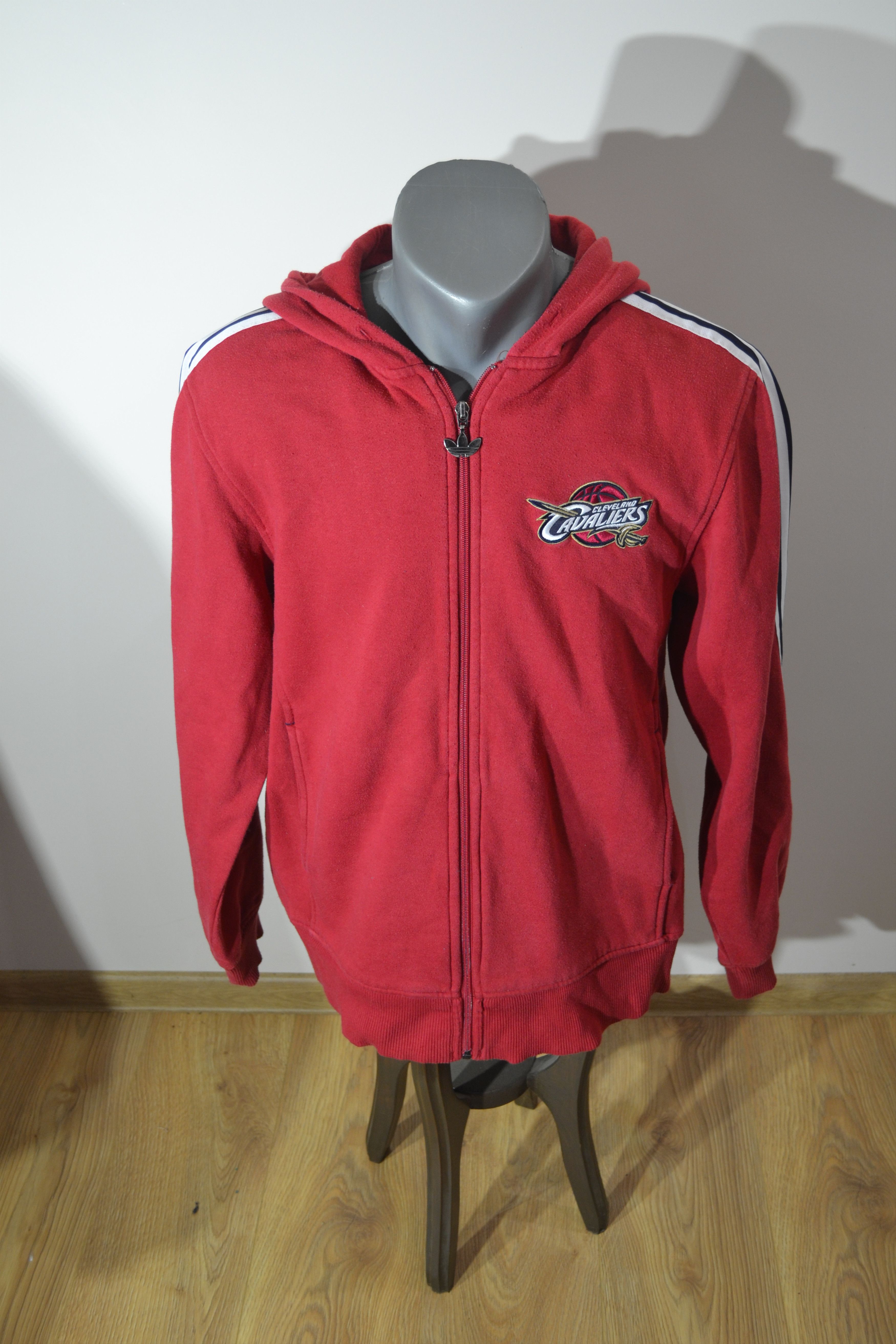 Adidas Vintage Adidas Cleveland Cavaliers NBA Zip-Up Hoodie Size US L / EU 52-54 / 3 - 2 Thumbnail