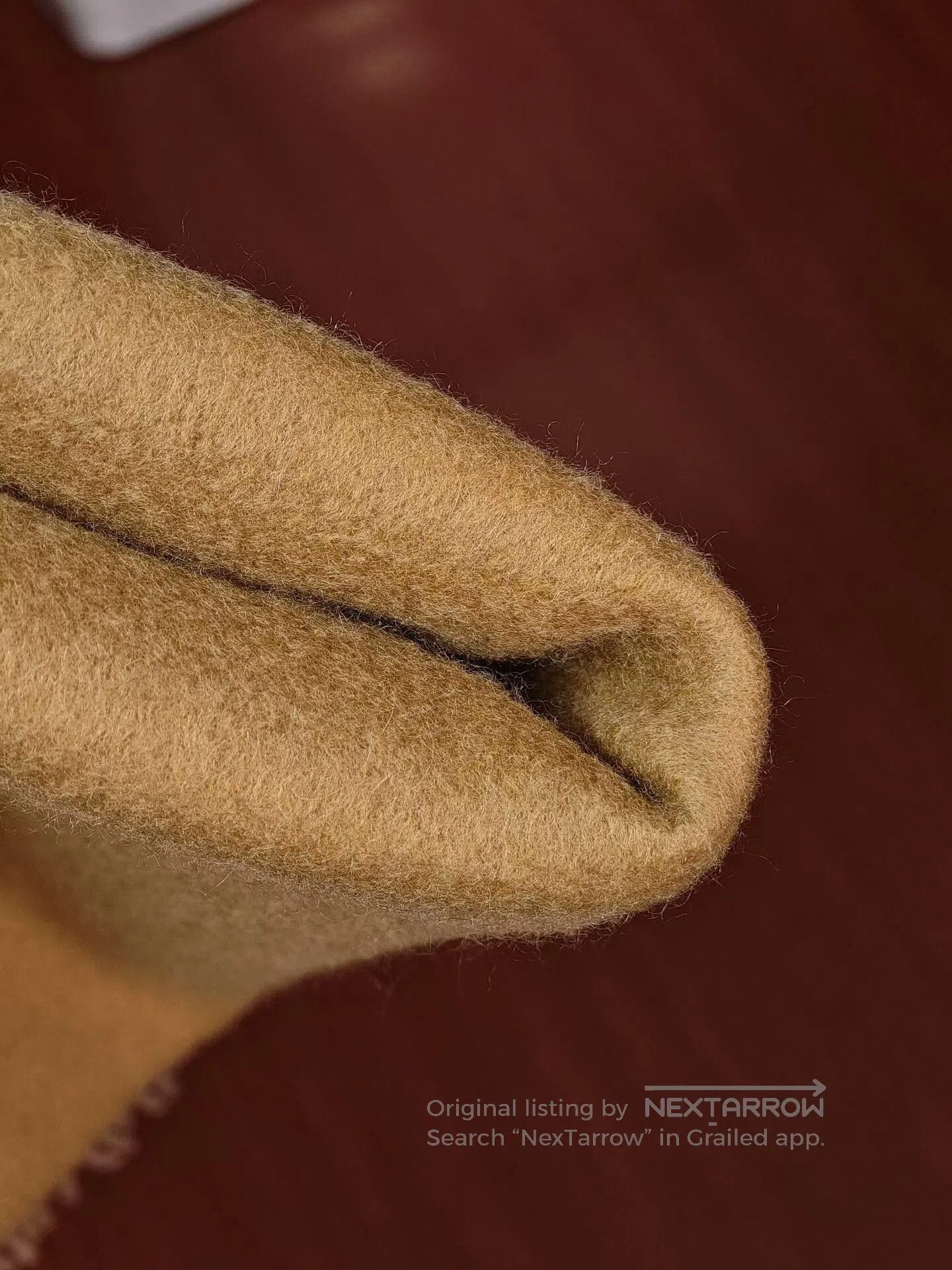 Japanese Brand Vicuna Cashmere Blend Scarf. Size ONE SIZE - 5 Thumbnail
