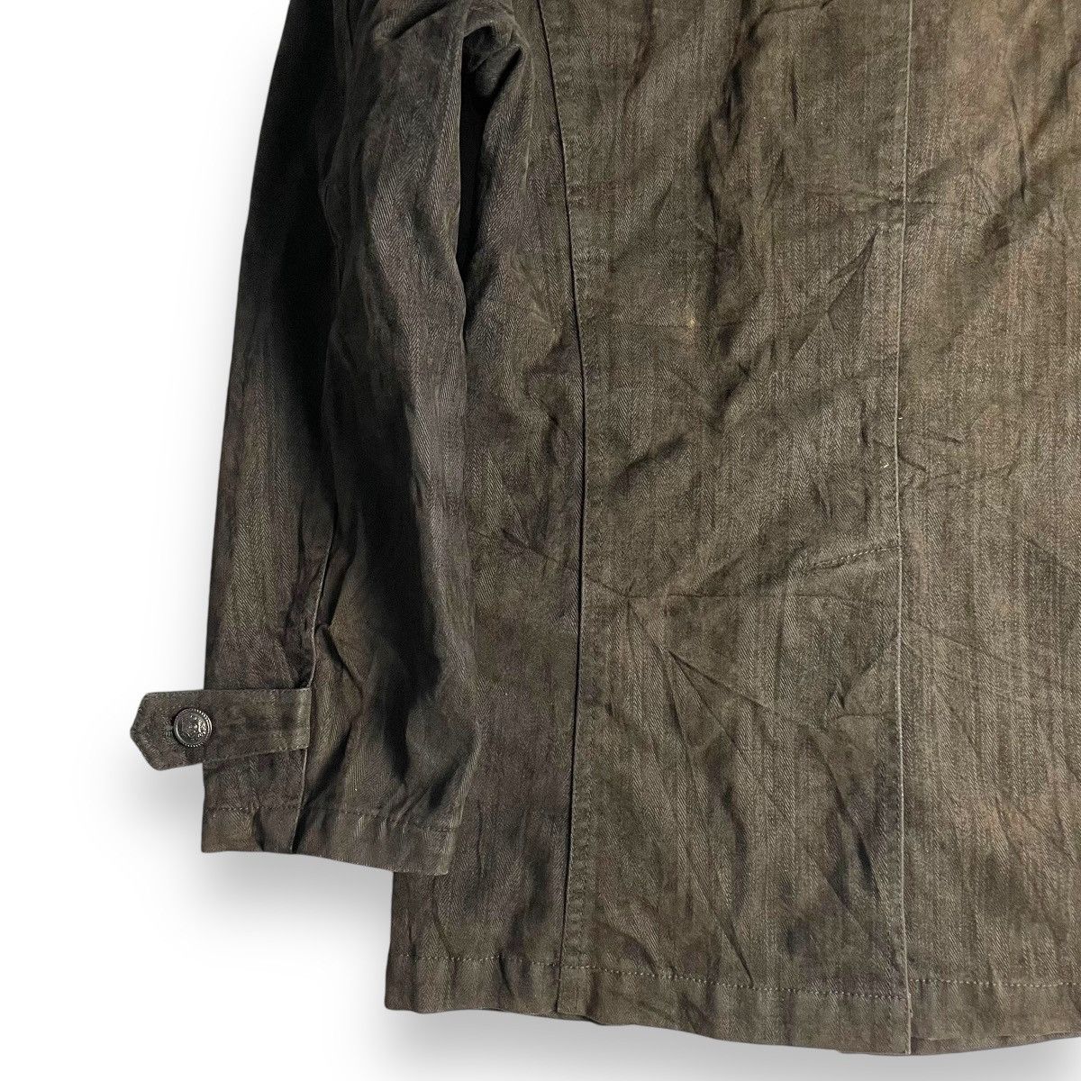If Six Was Nine 🇯🇵 ROUSHATTE STANDARD GOTHIC MILITARY DENIM JACKET Size US L / EU 52-54 / 3 - 7 Thumbnail