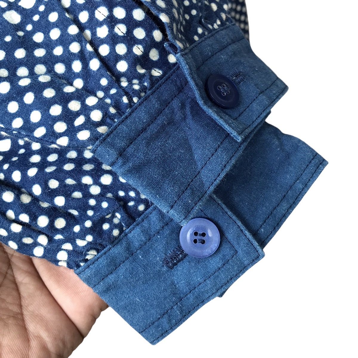 Indigo × Japanese Brand × Kapital Japanese Traditional Vintage Indigo Boro Fabric Jacket Size US M / EU 48-50 / 2 - 10 Thumbnail