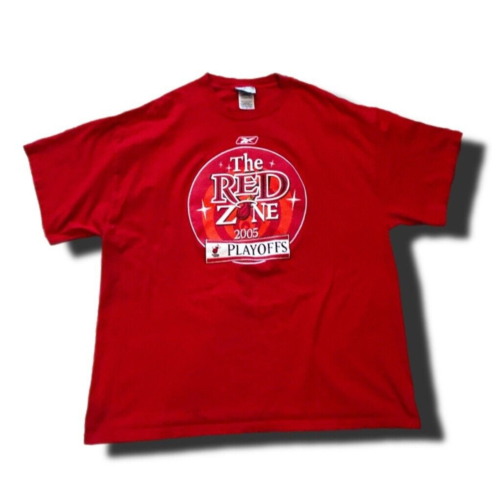Reebok Vintage XL Reebok 2005 Playoffs Miami Heat “The Red Zone” T Size US XL / EU 56 / 4 - 2 Thumbnail