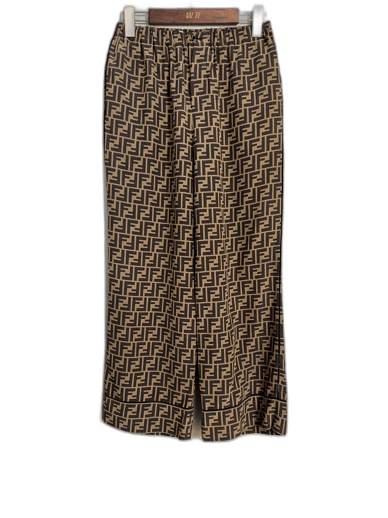 Fendi Fendi Logo Print Casual Pants for Men Size US 38 / EU 54 - 1 Thumbnail