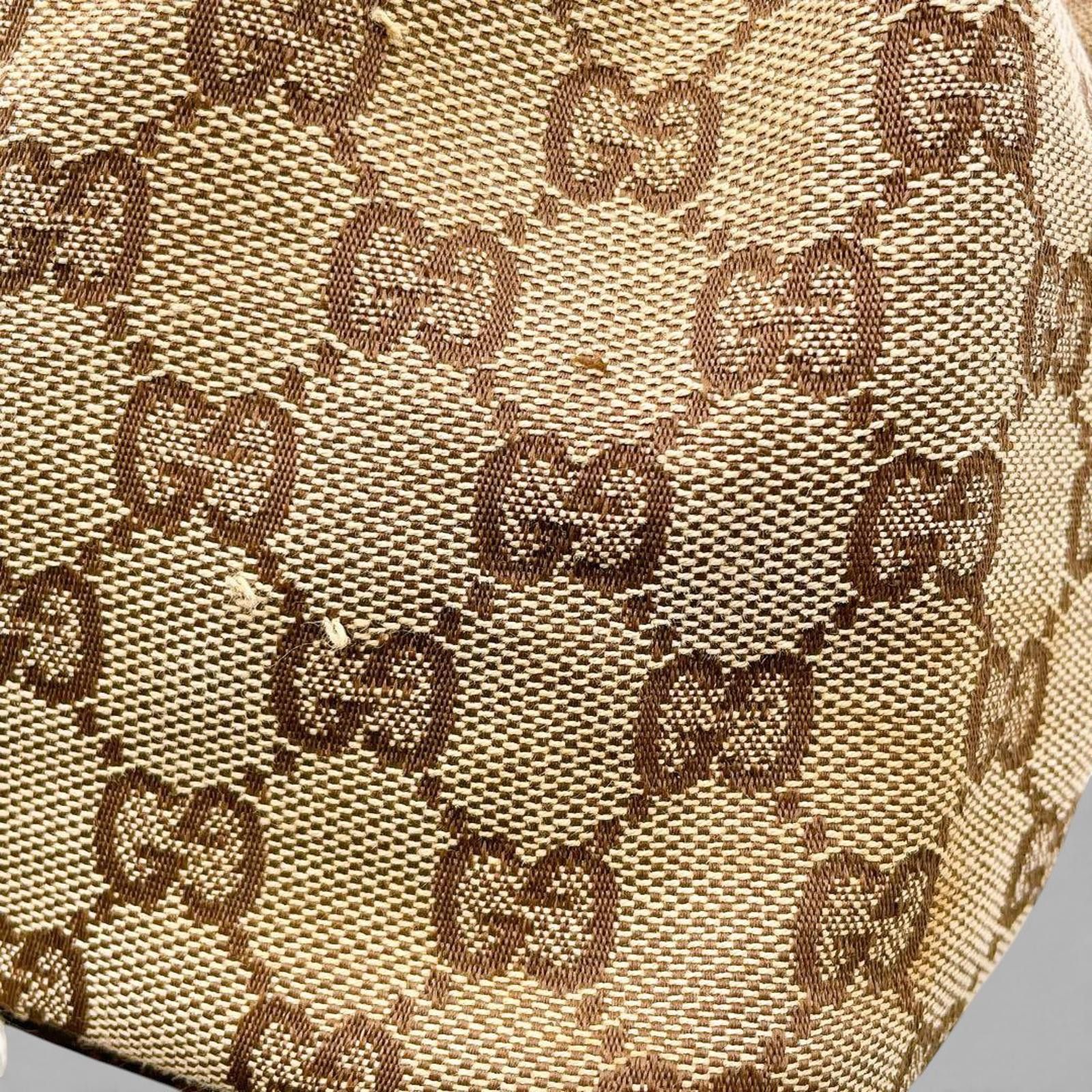 Gucci Gucci - Vintage GG Canvas Drawstring Bucket Bag Size ONE SIZE - 7 Thumbnail