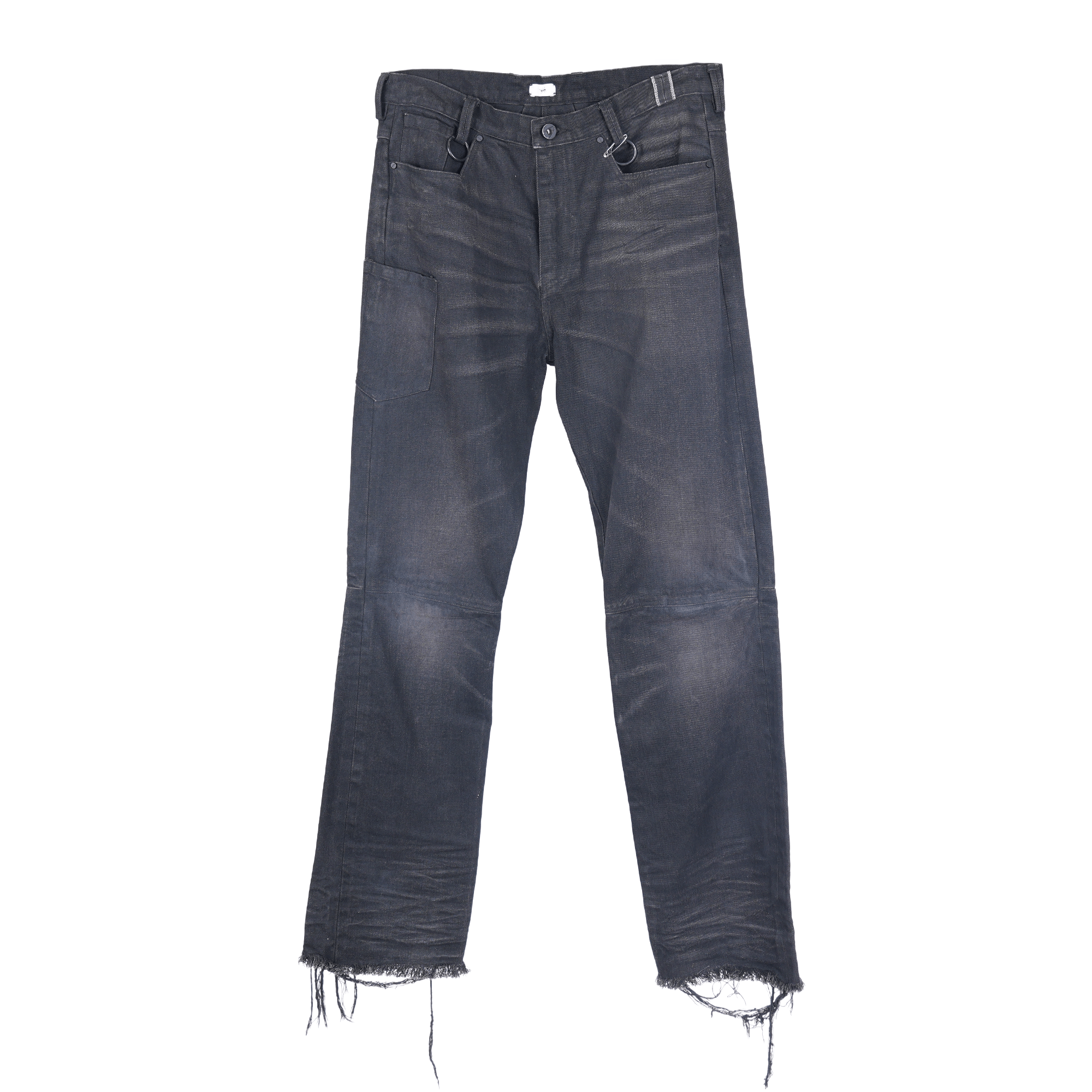 Vintage ANT LABEL BLACK DENIM Size US 34 / EU 50 - 1 Thumbnail