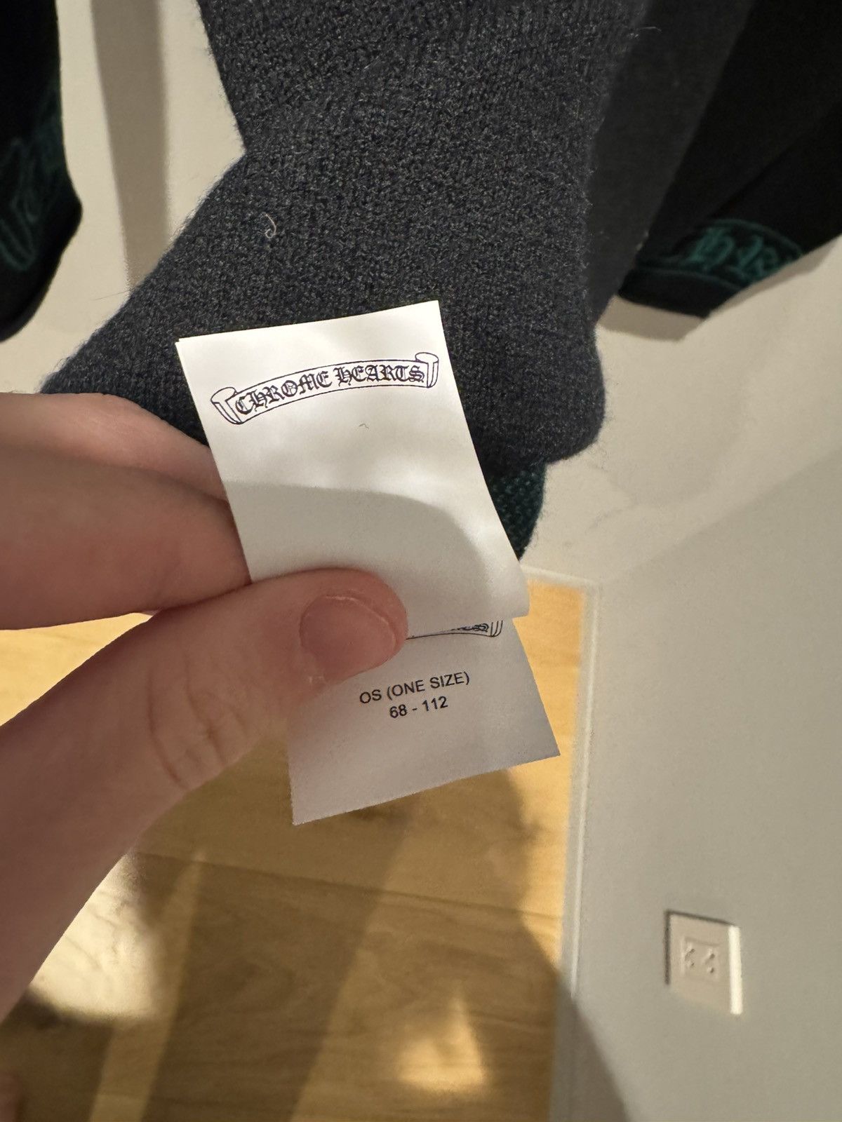 Chrome Hearts Cashmere Black/Green Chrome Hearts Sweater Size US L / EU 52-54 / 3 - 10 Thumbnail
