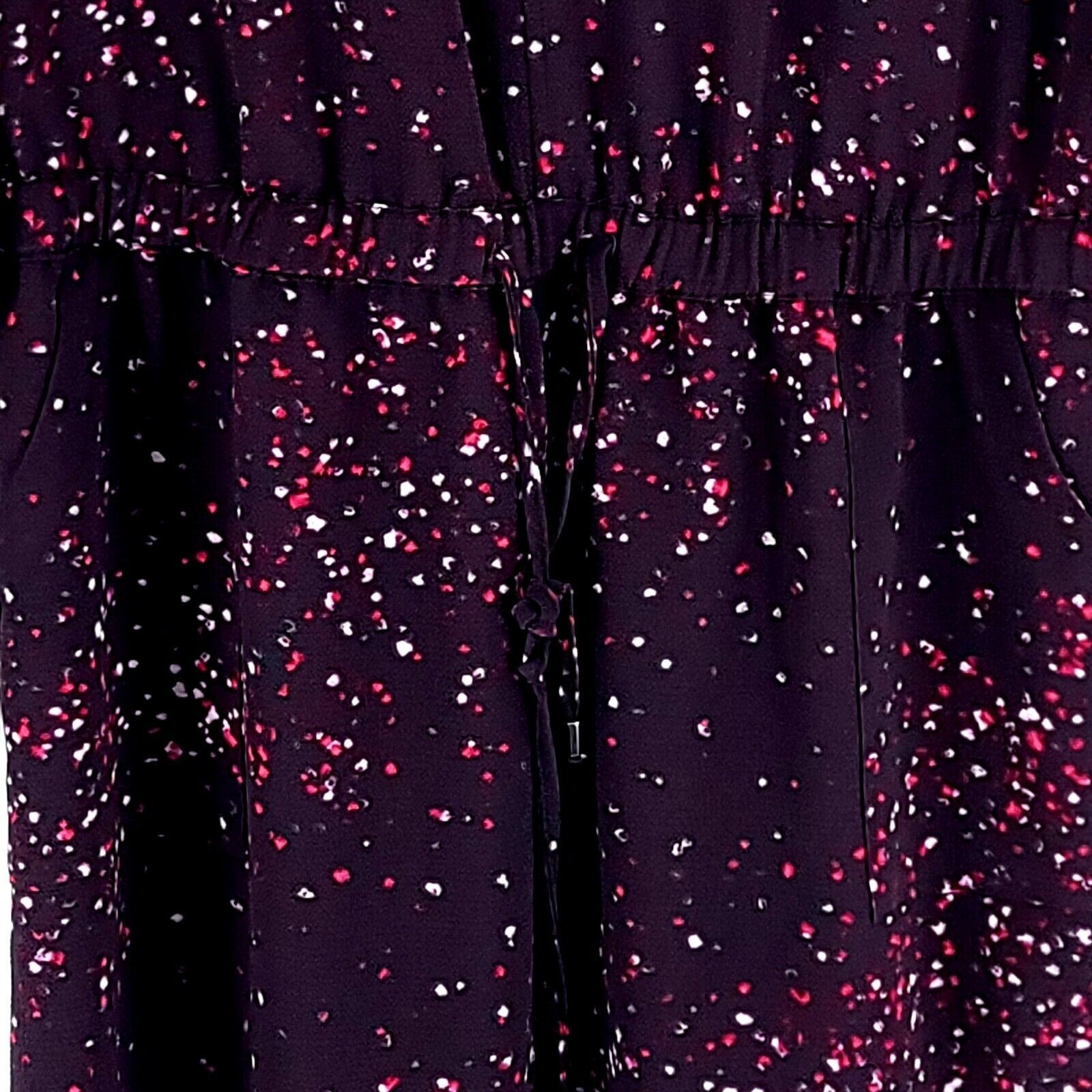 Apt. 9 Apt 9 Purple Dot Front 1/4 Zip Long Sleeve Long Dress Large Size L / US 10 / IT 46 - 3 Thumbnail