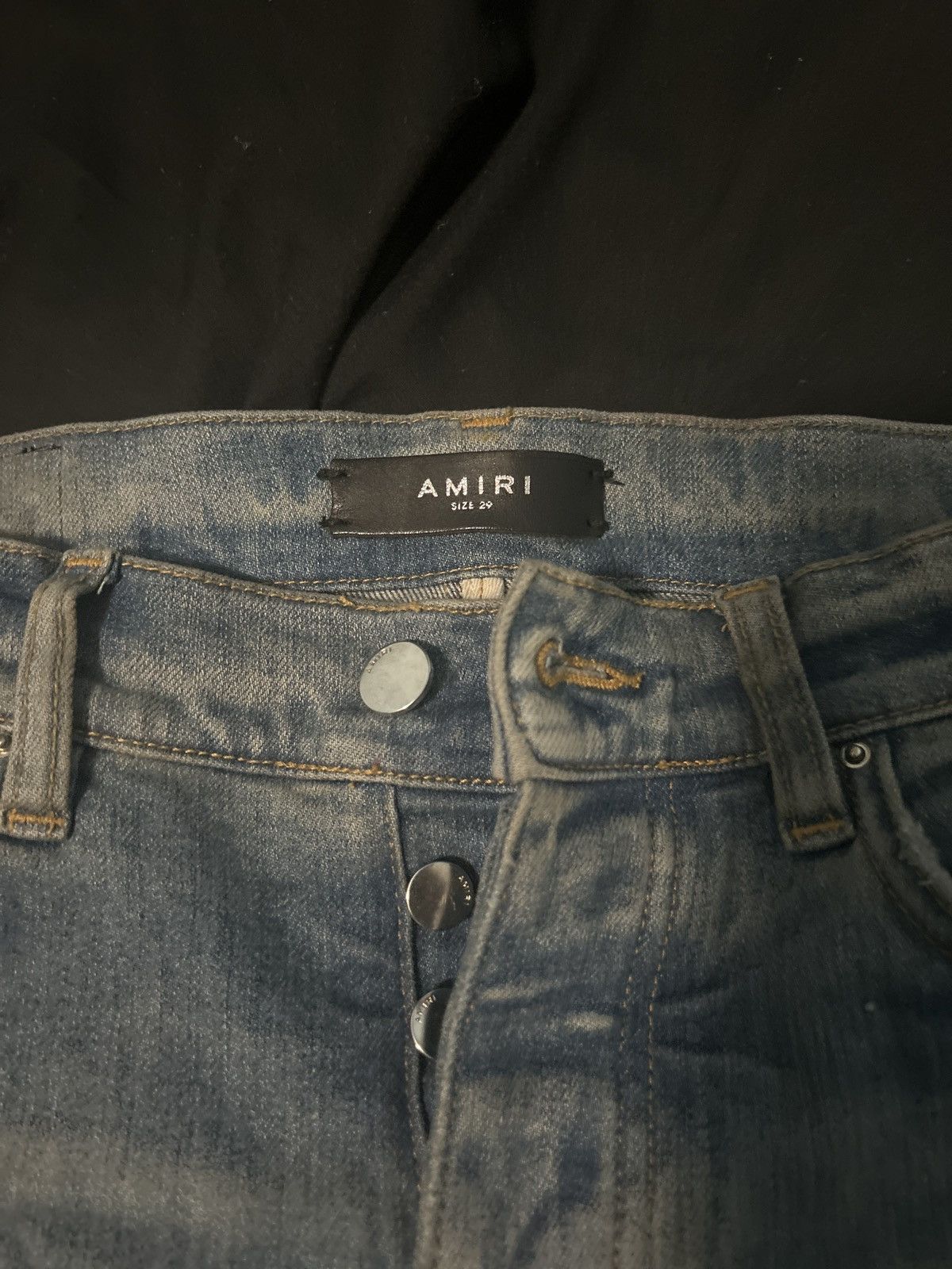 Amiri Amiri indigo Serim Jeans Purple Size US 29 - 3 Thumbnail
