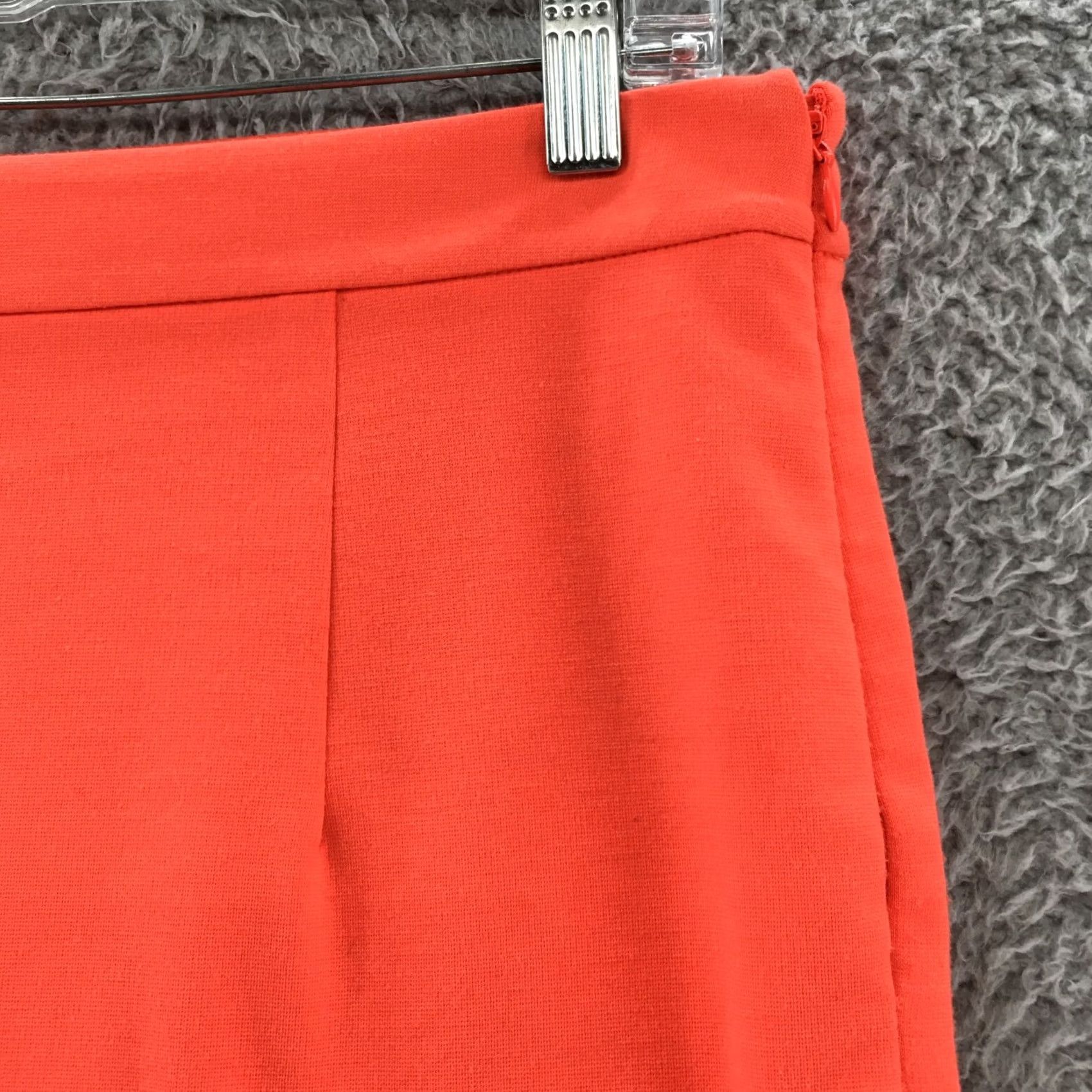 Banana Republic Banana Republic Straight & Pencil Skirt Women Orange Casual Knee Length 32 14 Regular Zip Lined Stretch (Vintage: No) Womens Size 24" / US 00 / IT 34 - 3 Thumbnail