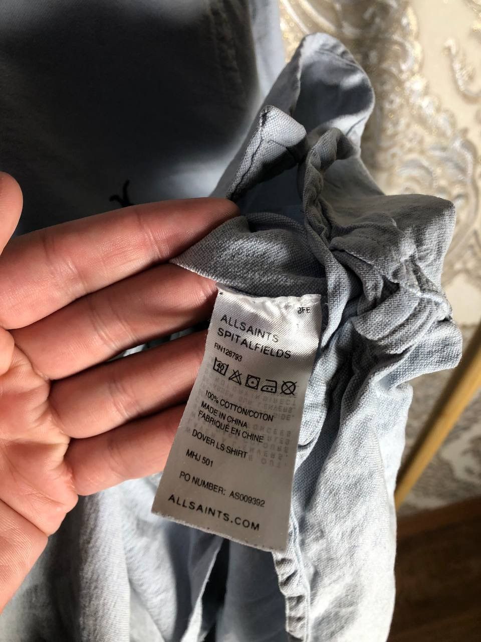 Allsaints × Vintage VERY RARE ALLSAINTS SPITALFIELDS DESIGNER SHIRT CASUAL Y2K Size US XL / EU 56 / 4 - 5 Thumbnail