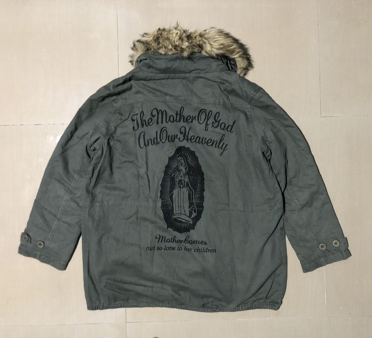 Japanese Brand ARTEMIS MARY MOTHER OF JESUS PRAY JACKET Size US M / EU 48-50 / 2 - 1 Thumbnail