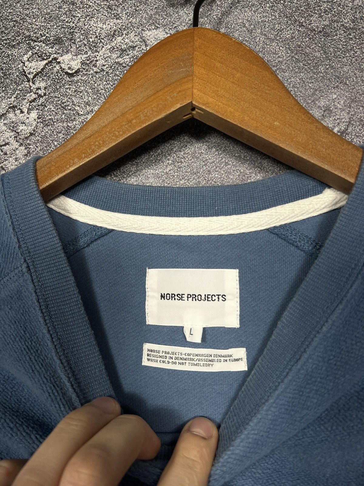 Norse Projects Norse Project Ketel Solid Brushed Classic Sweatshirt Crew Size US L / EU 52-54 / 3 - 9 Thumbnail