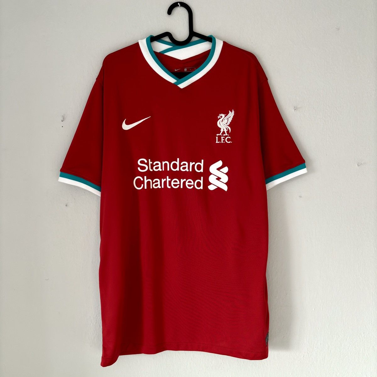 Nike 2020 2021 Liverpool Mane Nike Home Kit Soccer Jersey Shirt Size US XL / EU 56 / 4 - 2 Thumbnail