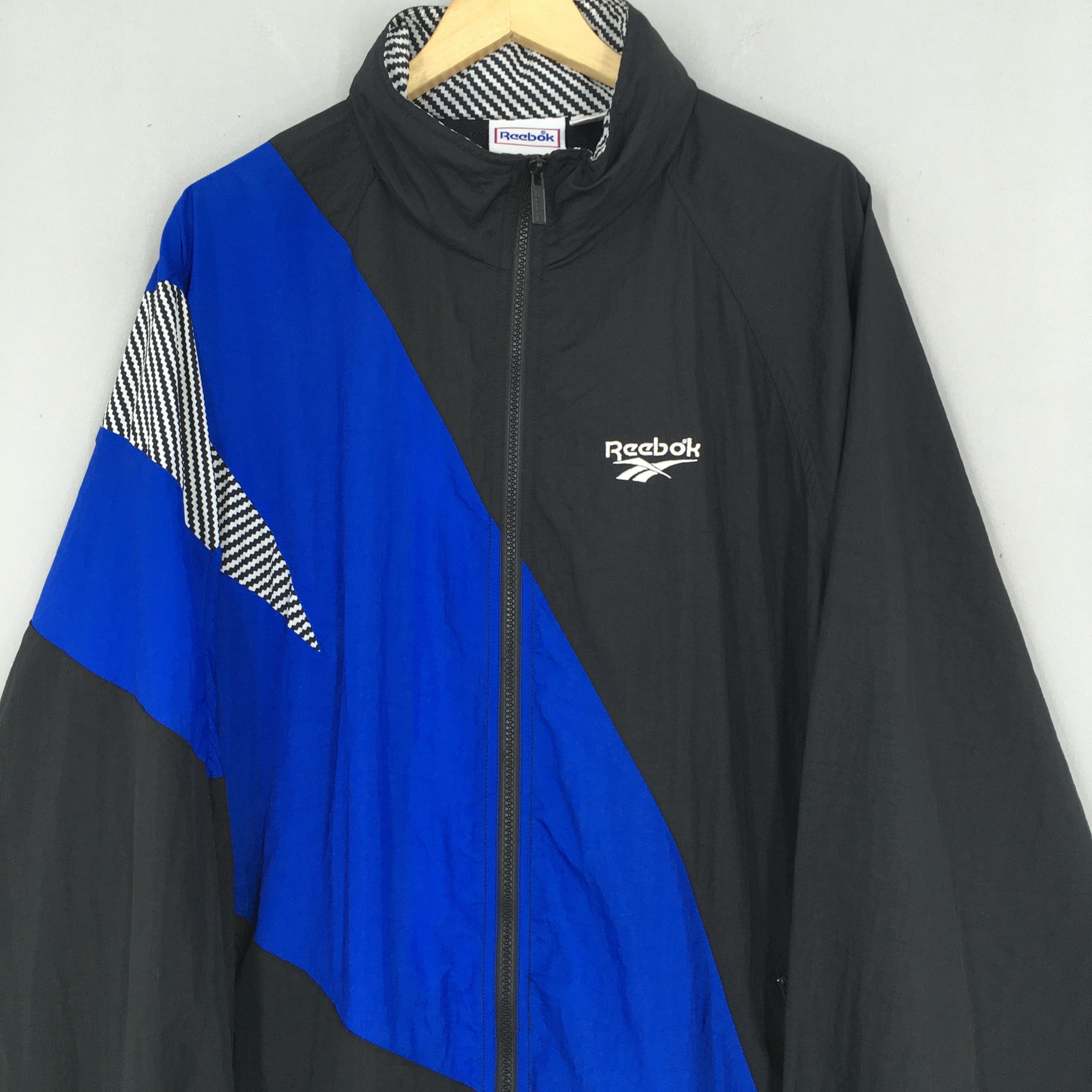 Reebok Vintage 90's Reebok Windbreaker Jacket XLarge Size US XL / EU 56 / 4 - 2 Thumbnail