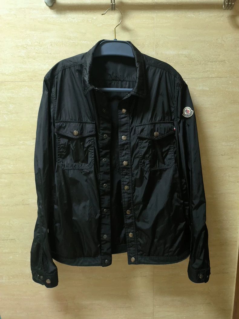 Moncler Moncler Men's Lightweight Lapel Jacket Black Size US M / EU 48-50 / 2 - 1 Thumbnail