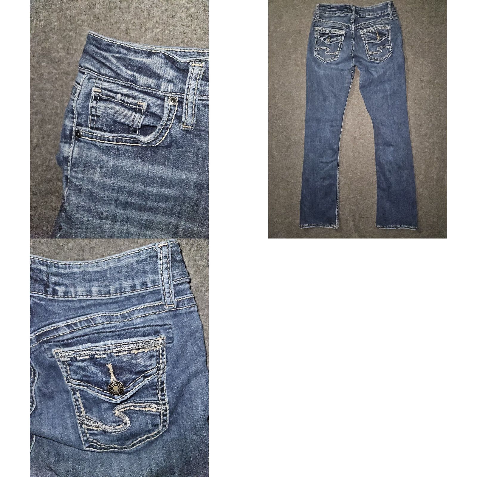 Silver Jeans Co. VINTAGE? No. (Cannot assume) Size 26" / US 2 / IT 38 - 8 Thumbnail