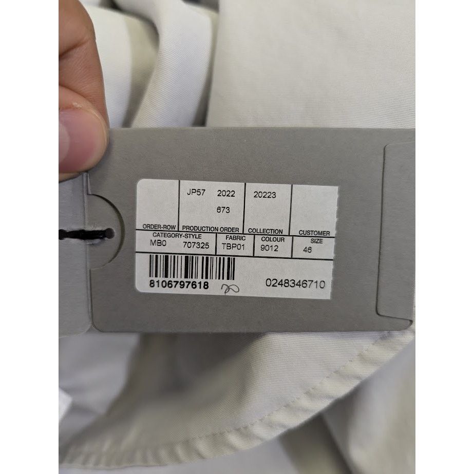Balenciaga o1rshd1 Padded Shirt Cotton Twill in Dirty White Size US S / EU 44-46 / 1 - 21 Thumbnail