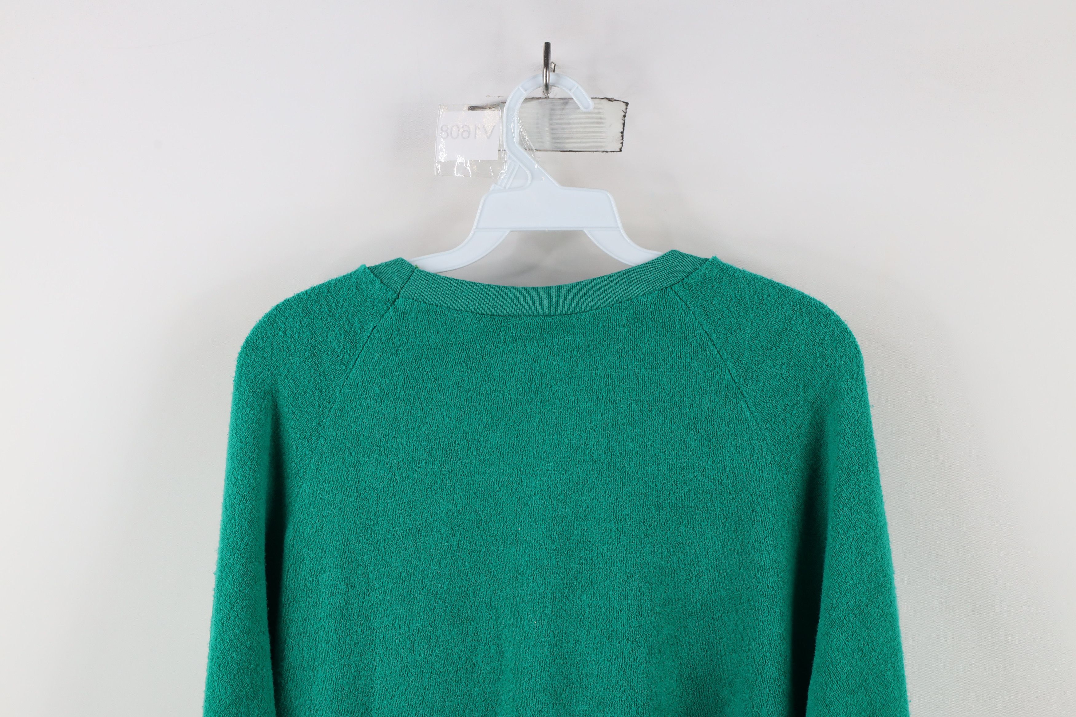 Vintage Vintage 70s Streetwear Cloth Crewneck Sweatshirt Green USA Size L / US 10 / IT 46 - 12 Thumbnail