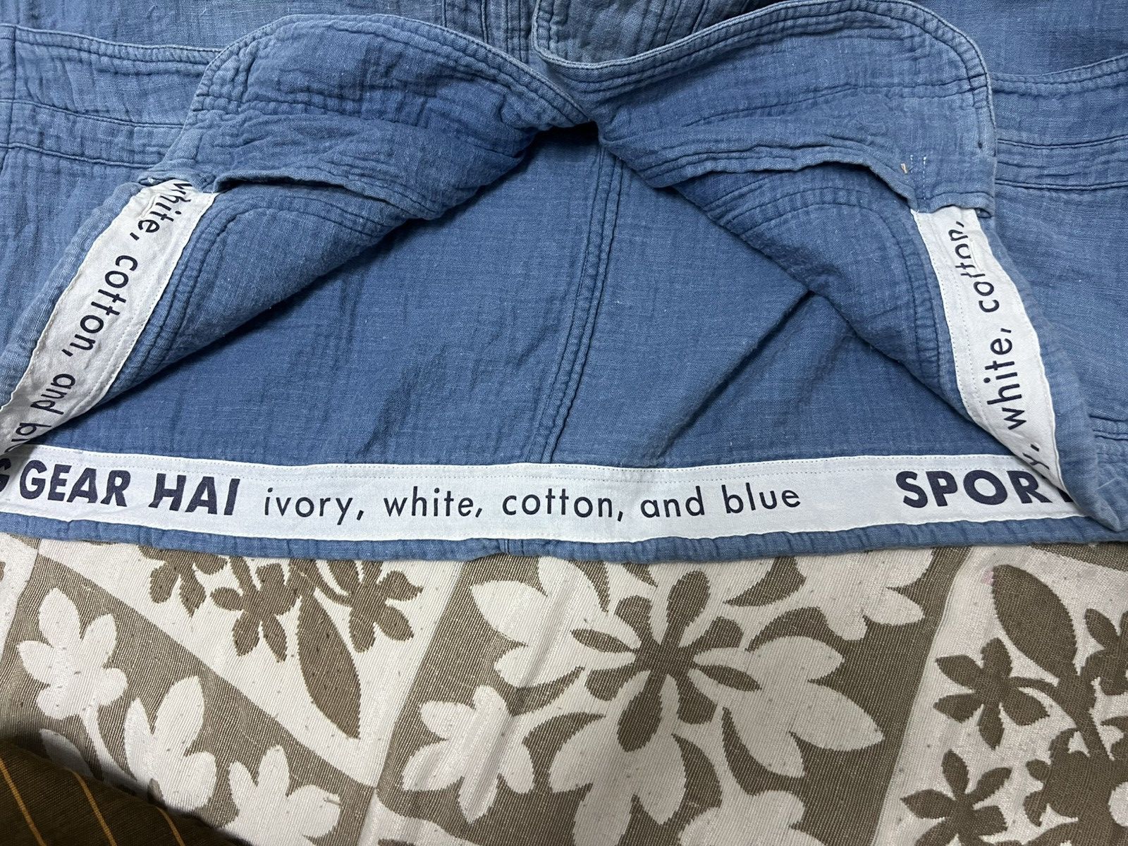 Hai Sporting Gear Issey miyake sporting gear hai indigo button up jacket Size US M / EU 48-50 / 2 - 9 Thumbnail