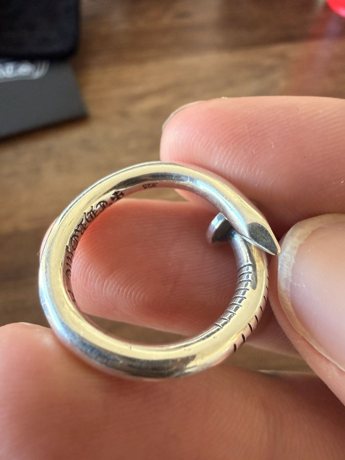 Chrome Hearts Chrome Hearts Nail Ring 100% Authentic Brand New RARE Size ONE SIZE - 10 Thumbnail