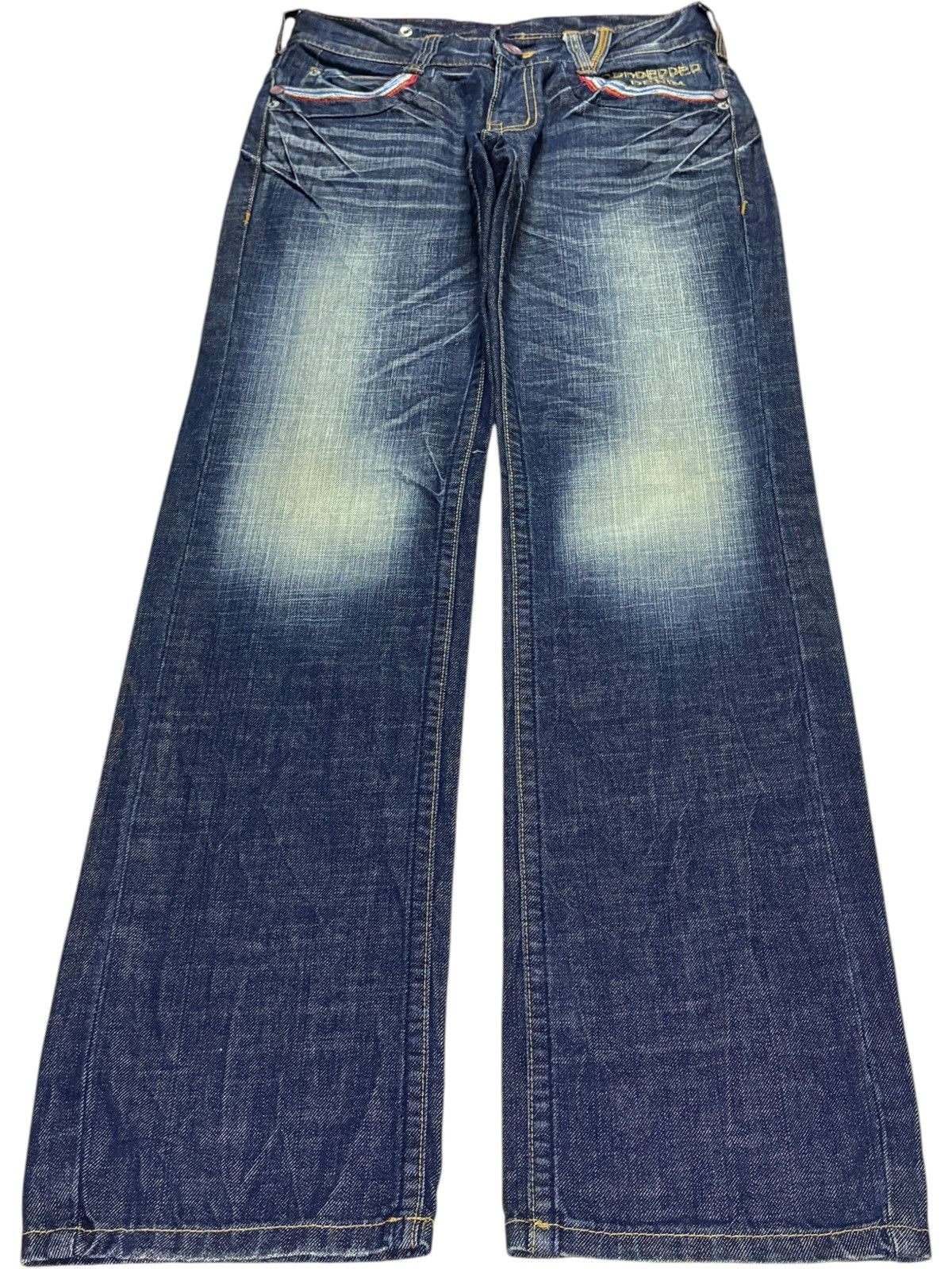 Japanese Brand Vintage Japanese Brand Mud Wash Side Adjuster Loose Jeans Size US 29 - 1 Thumbnail