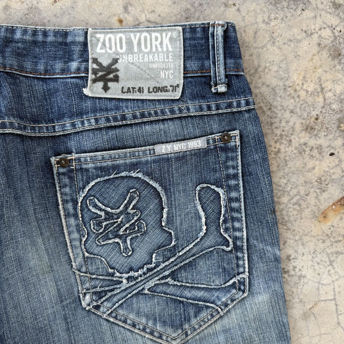 Zoo York Vintage zoo york faded jeans denim pants Size US 35 - 13 Thumbnail