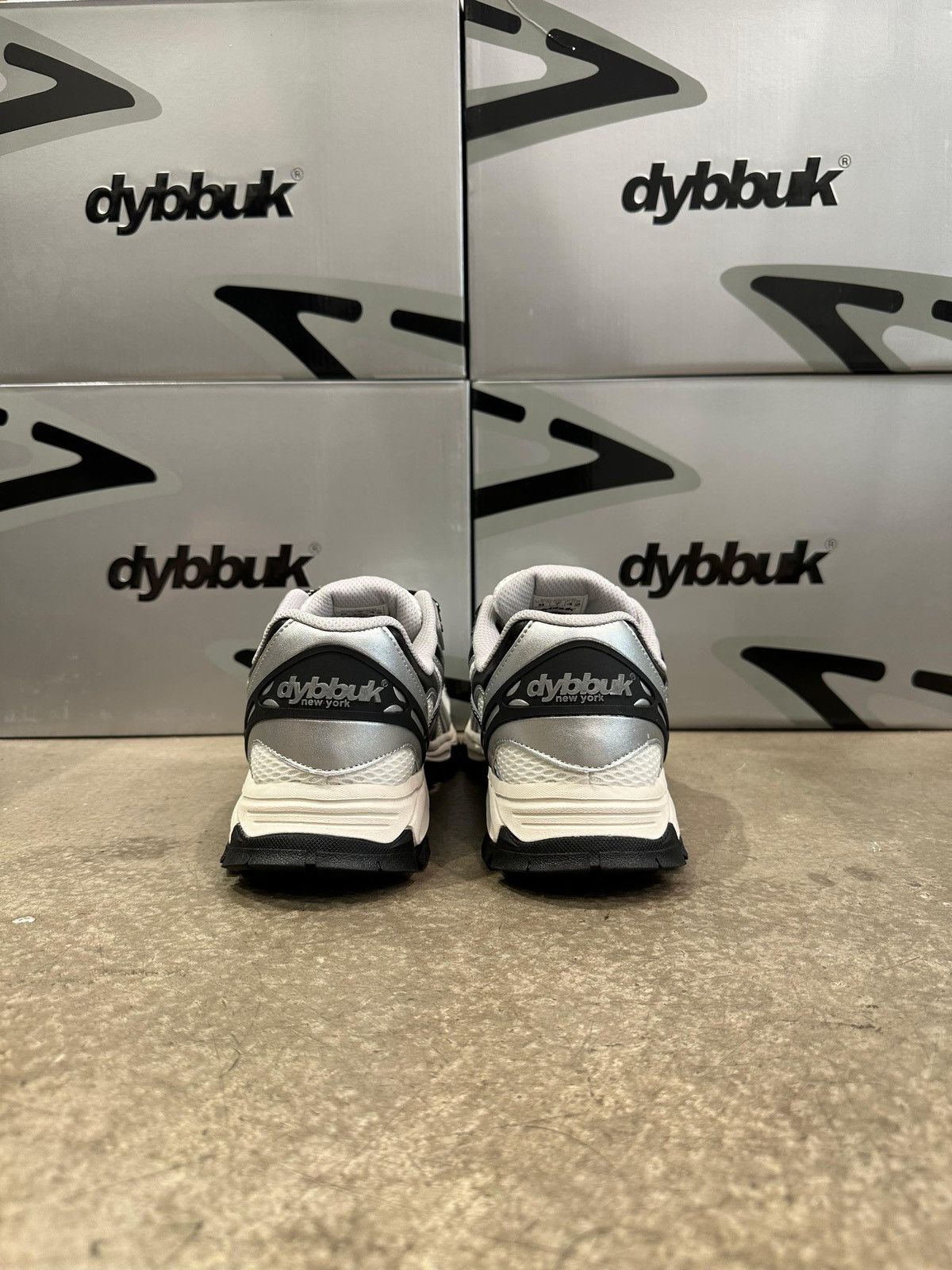 Dybbuk DYBBUK - Vortex V.2 Sneakers Silver/Black Size US 8 / EU 41 - 5 Thumbnail