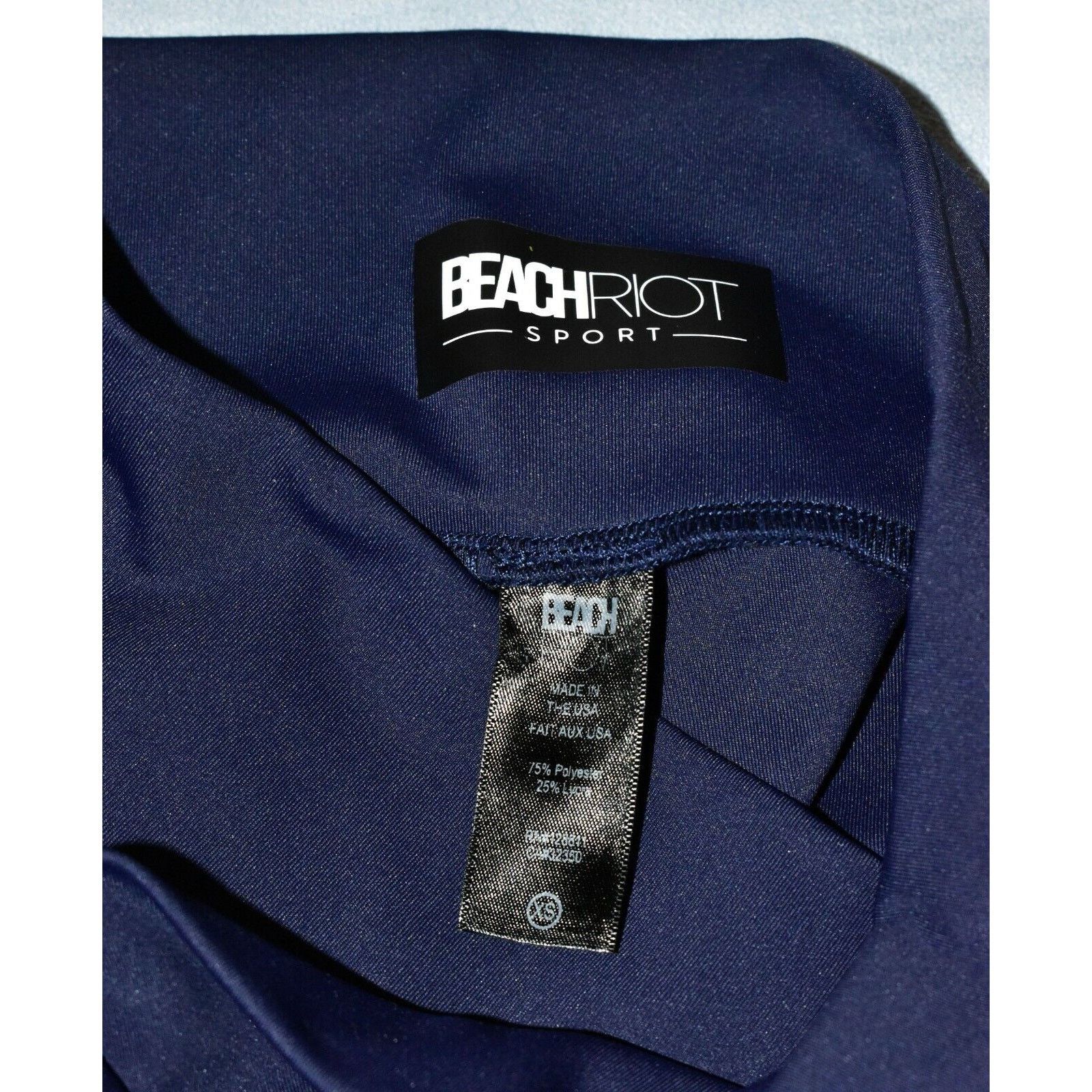 Beach Riot A5 NEW BEACH RIOT SPORT Cara Navy Star Studded Legging Sz XS Size 23" - 6 Thumbnail