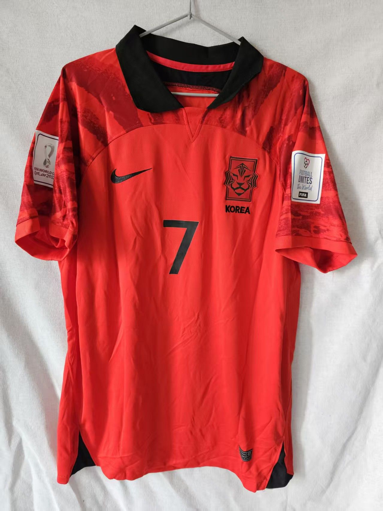 Other 2022 Republic of Korea #7 Son Heung-Min Jersey Size US XL / EU 56 / 4 - 2 Thumbnail