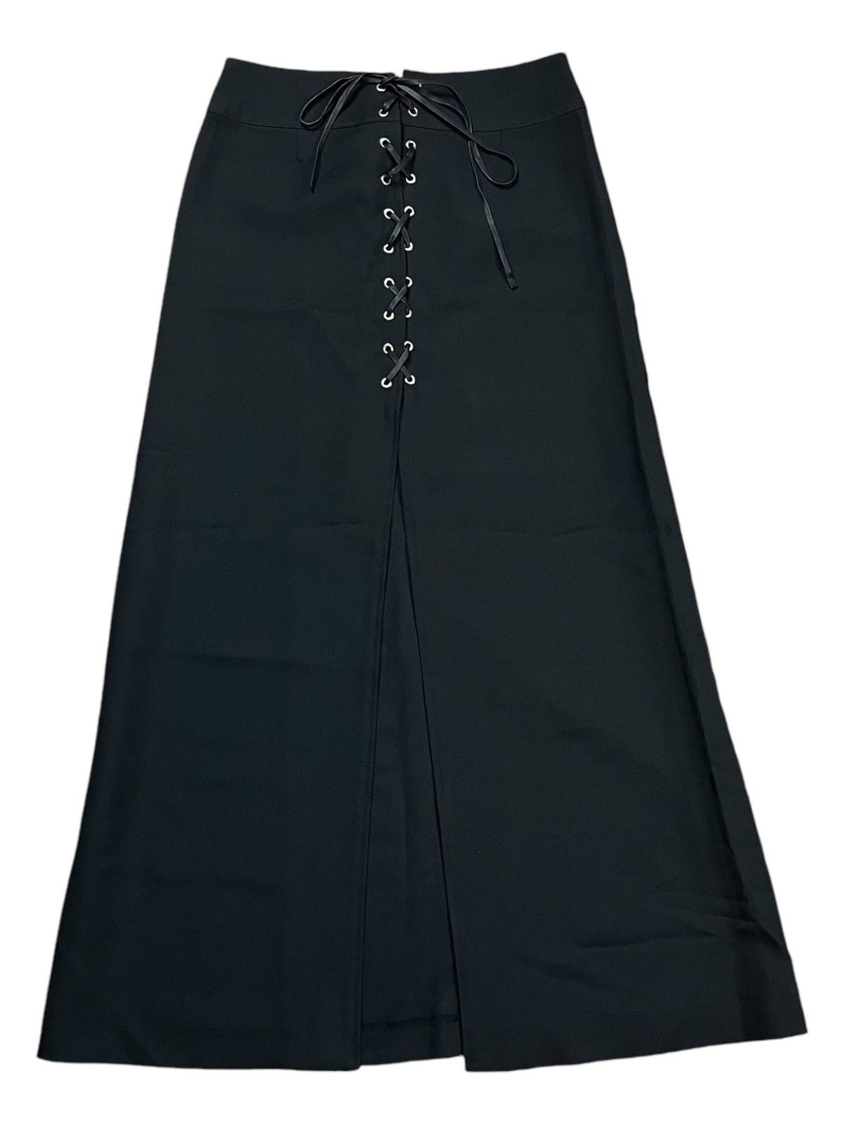 14th Addiction 2000s Confusion - Lace Up Gothic Skirt Size 28" / US 6 / IT 42 - 1 Thumbnail