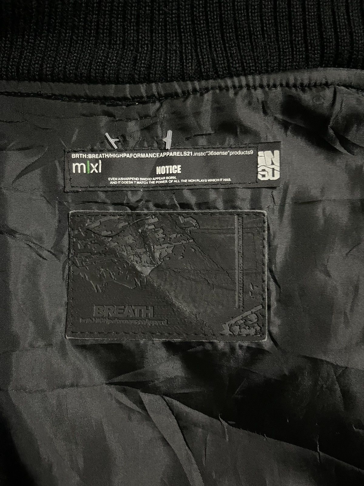 Japanese Brand Brth:Breath / Number Nine Varsity Leather Jacket Size US L / EU 52-54 / 3 - 20 Thumbnail