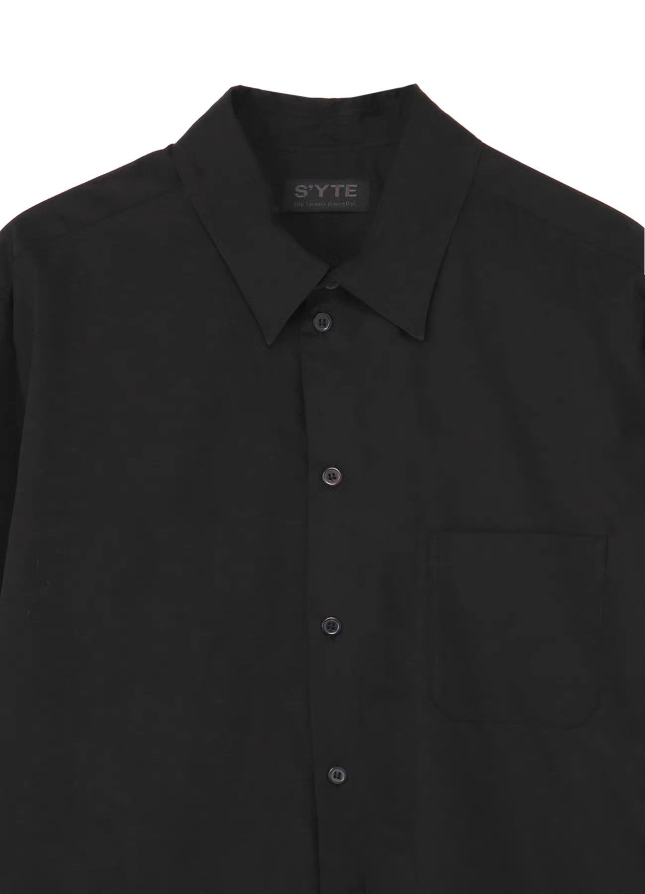 Yohji Yamamoto Yohji Yamamoto Basic Black Shirt K11 Size US M / EU 48-50 / 2 - 3 Thumbnail