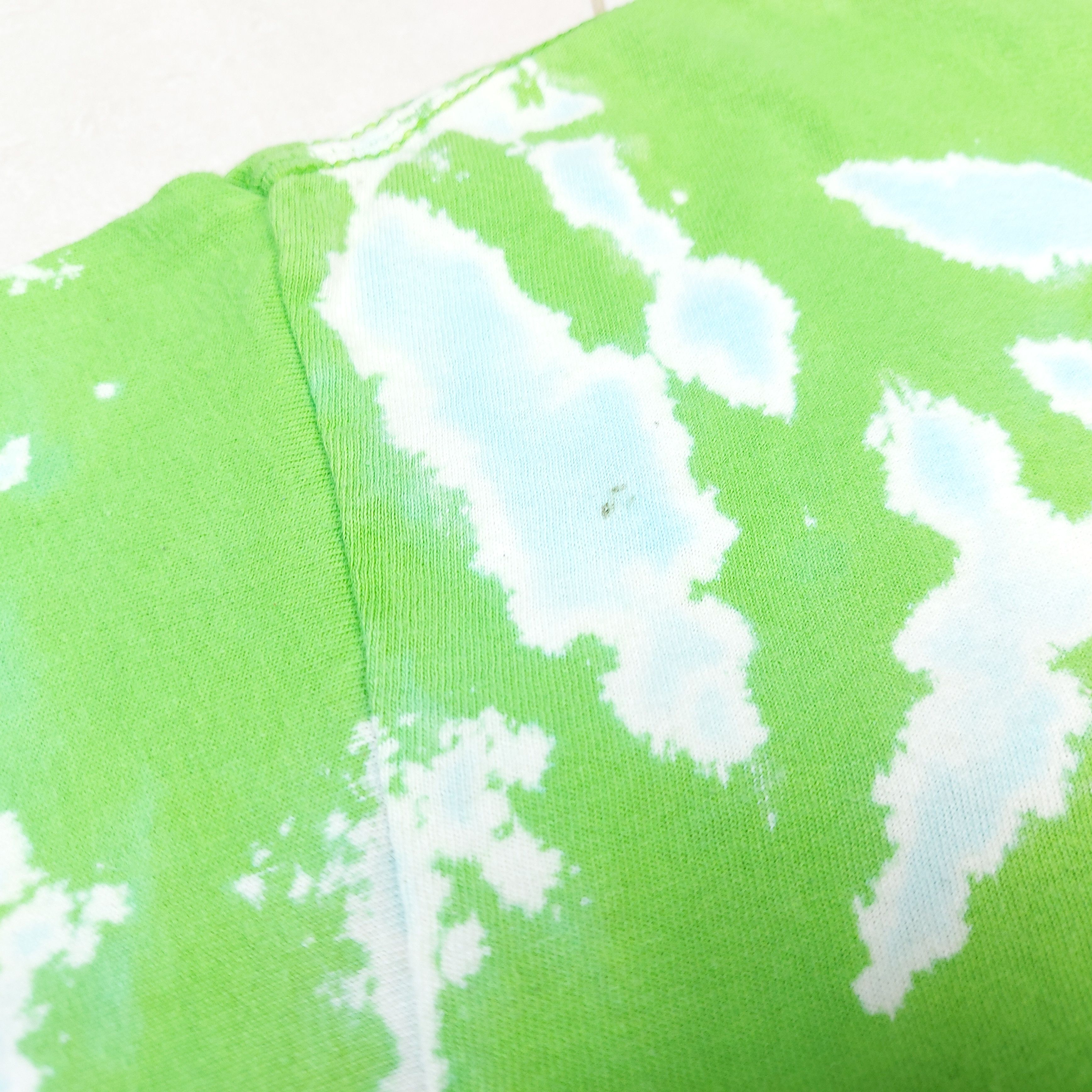 Billie Eilish Billie Elilish Bleach Dyed Official Green TEE Size US XL / EU 56 / 4 - 8 Thumbnail