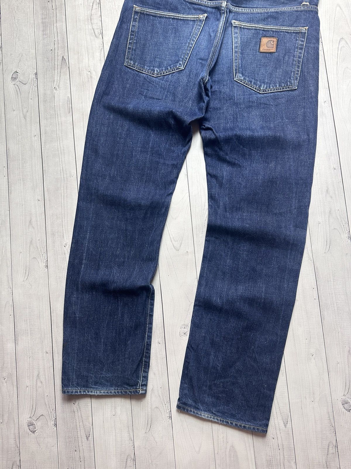 Carhartt Wip × Vintage Vintage Carhartt Wip Demin jeans logo size 34/32 Size US 34 / EU 50 - 4 Thumbnail