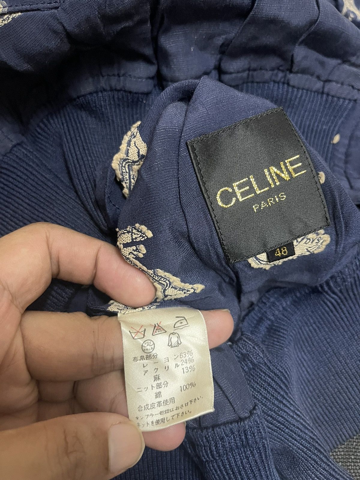Celine 🔥RARE🔥VINTAGE CELINE PARIS Monogram LIGHT JACKET Size US M / EU 48-50 / 2 - 6 Thumbnail