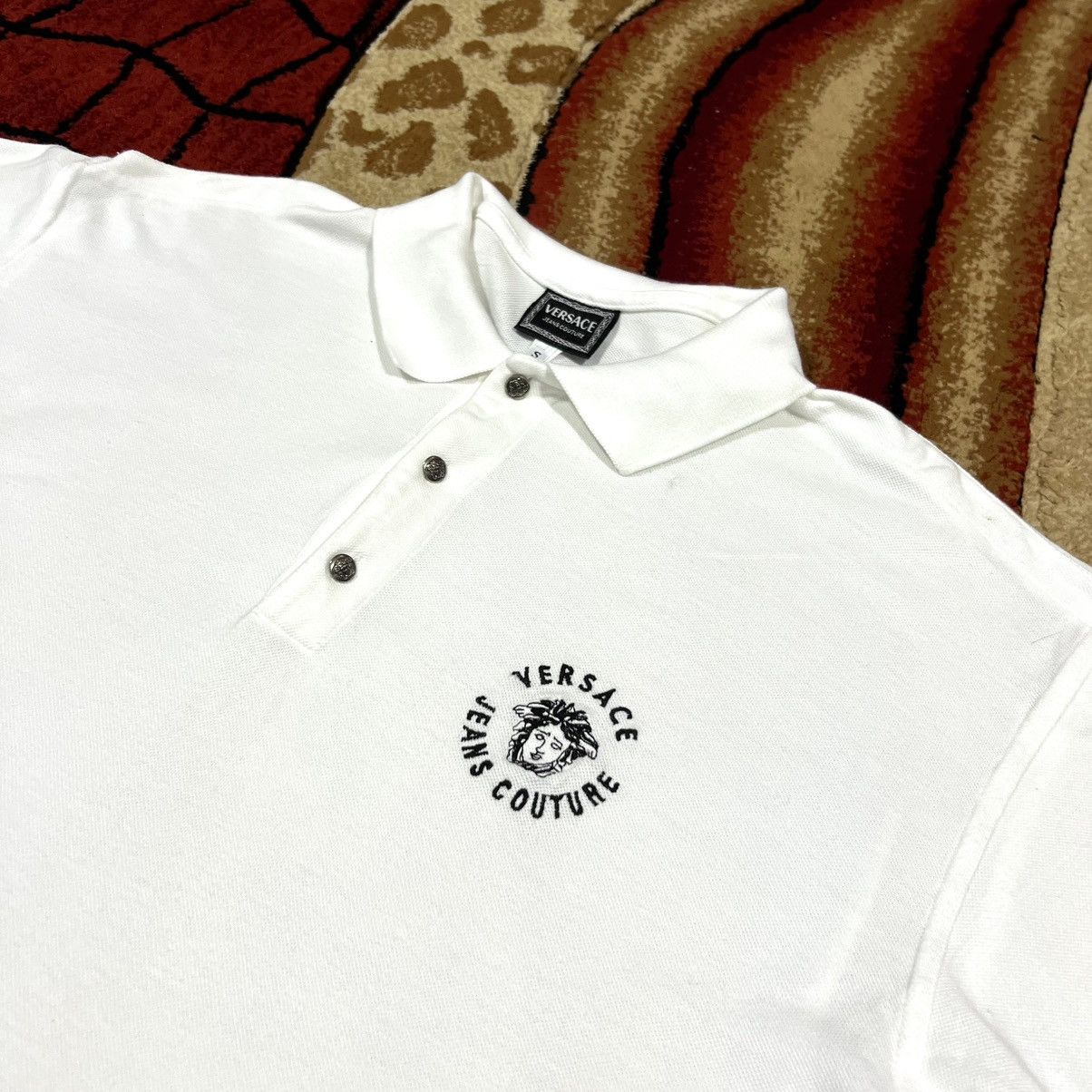 Versace Vintage Versace Luxury Shirt Size US L / EU 52-54 / 3 - 1 Thumbnail