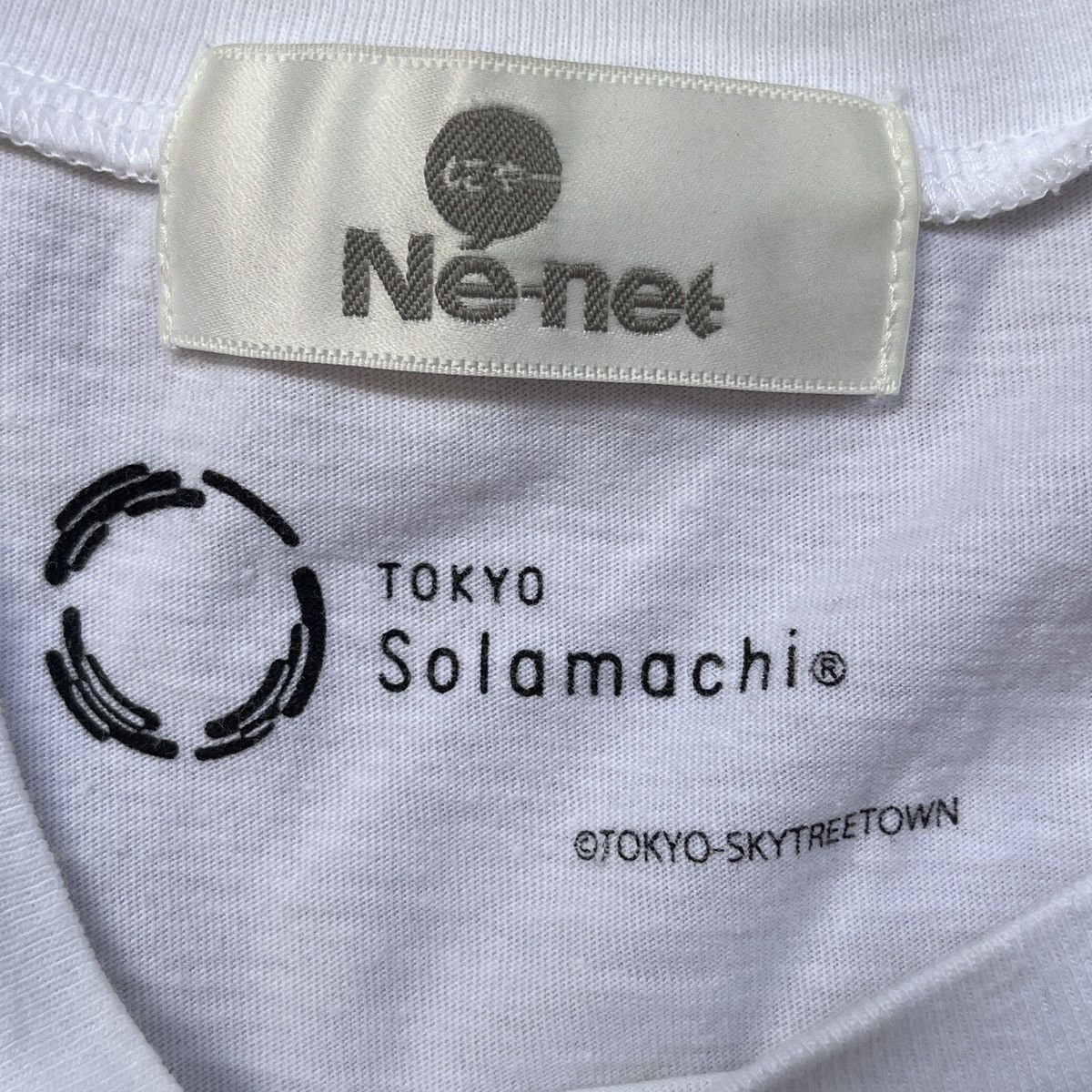Ne-Net Ne-net Tokyo Solomachi Skytree White TShirt Size US S / EU 44-46 / 1 - 14 Thumbnail