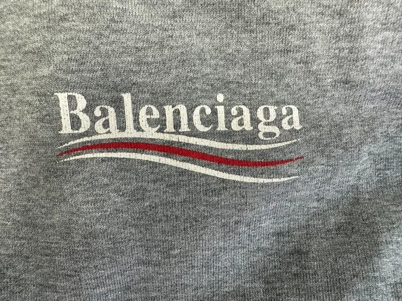 Balenciaga Balenciaga Letter Pattern Embroidered Hooded Sweatshirt Size US S / EU 44-46 / 1 - 3 Thumbnail