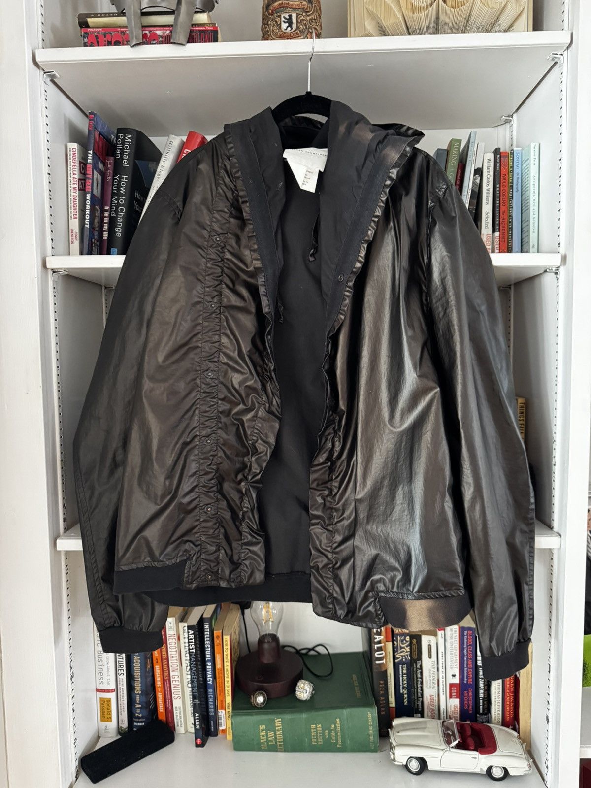 Stephan Schneider Stephan Schneider Polyurethane Hooded Bomber Size US L / EU 52-54 / 3 - 1 Thumbnail