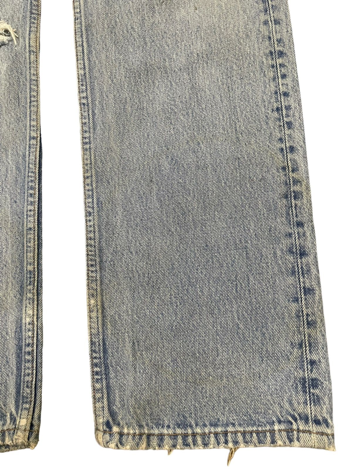 Levi's Vintage 90s Levis 501 Blue Wash Distressed Style Jeans Size US 31 - 6 Thumbnail