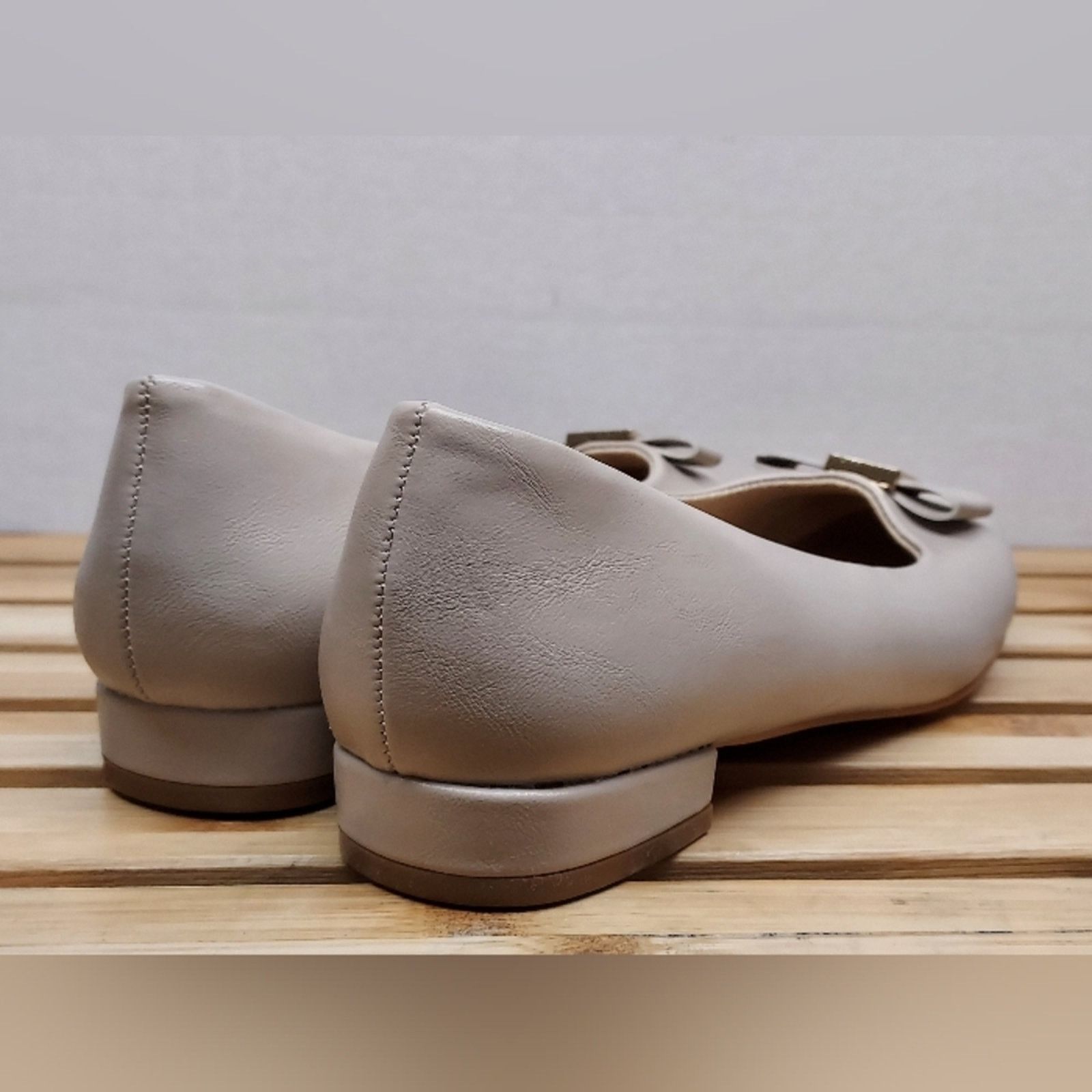 Nautica Nautica Womens Beige Cliona Ballet Flat Shoes Size 8 Size US 8 / IT 38 - 3 Thumbnail
