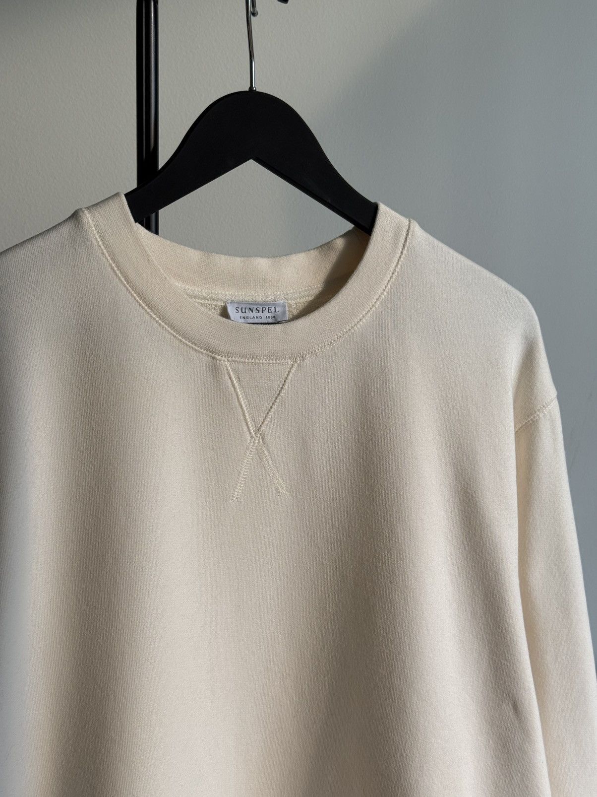 Sunspel Sunspel Classic Crew Neck Sweatshirt – XL Size US XL / EU 56 / 4 - 3 Thumbnail