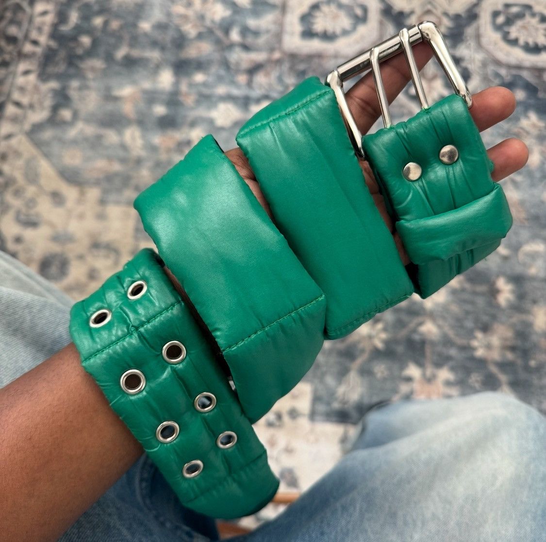 Aris Tatalovich puffer belt | Grailed