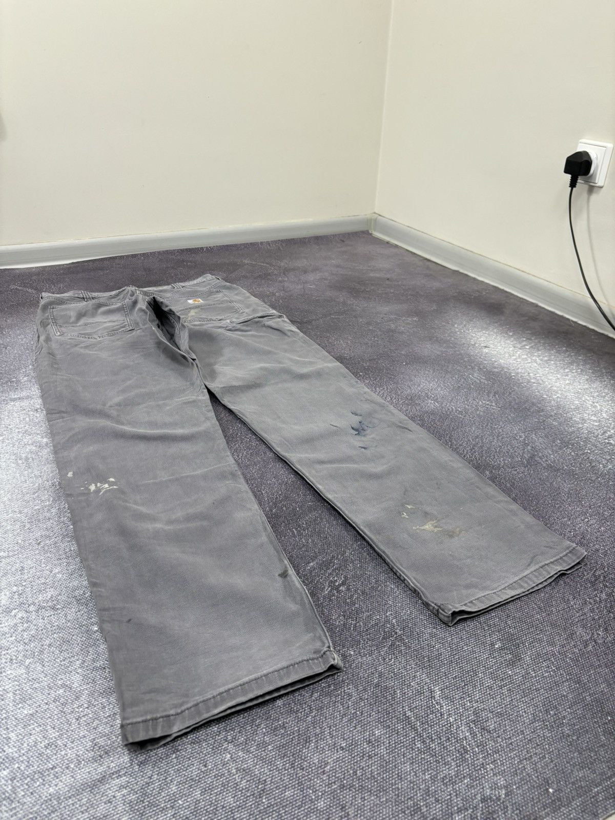 Carhartt Vintage Carhartt American Gray Y2K Work Hype Pants Jeans Size US 34 / EU 50 - 4 Thumbnail