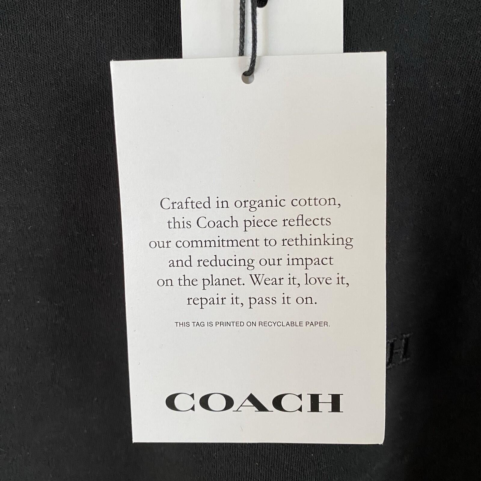 Coach NWT Coach Men's T Shirt In Organic Cotton Black Size M Size US M / EU 48-50 / 2 - 7 Thumbnail