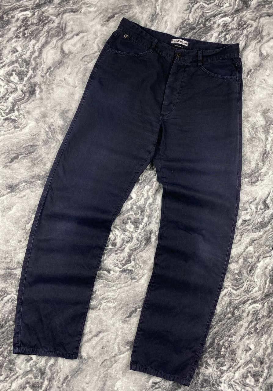 Stone Island Vintage Stone Island Denim Pants 00s Men Size 52 Blue Size US 36 / EU 52 - 8 Thumbnail