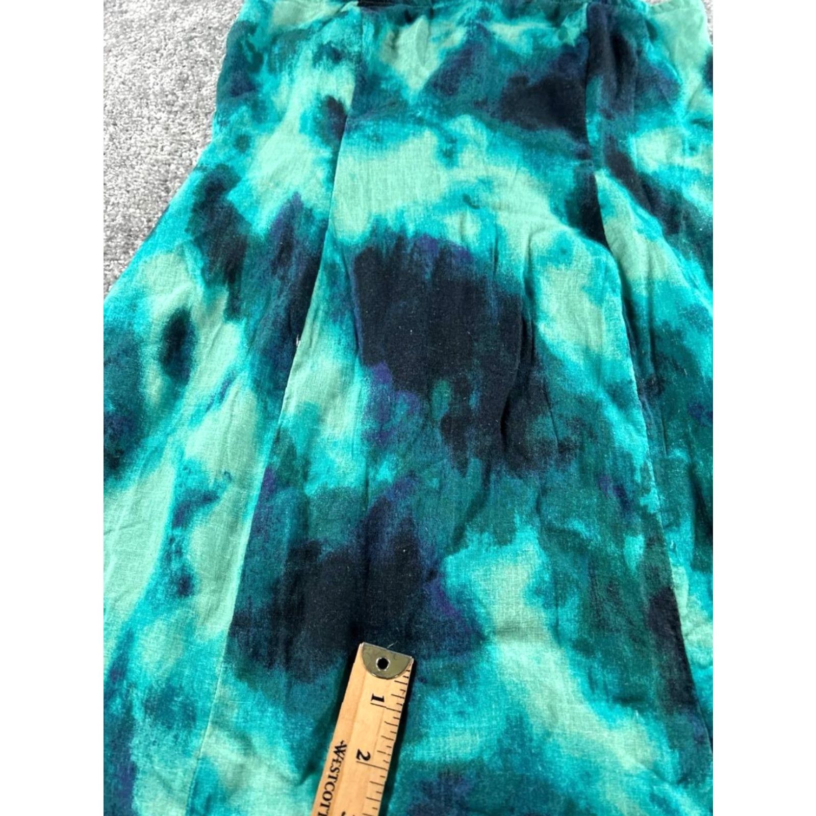 Anthropologie VINTAGE Anthropologie Dress Womens Small Blue Linen Blend Blouson De Tailored Casual Short Sleeveless Blue Dress 90s No Size S / US 4 / IT 40 - 5 Thumbnail
