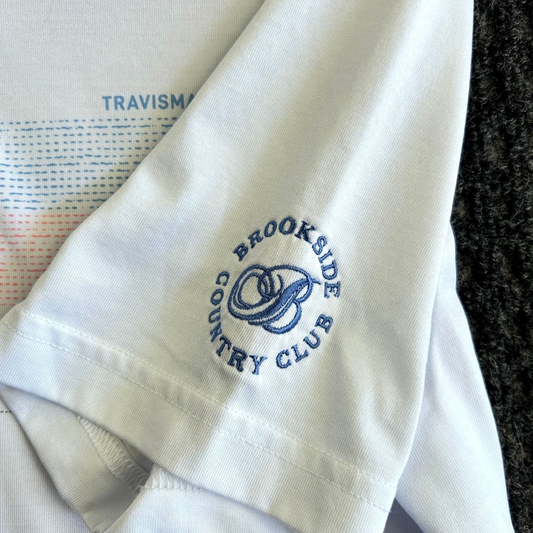 TravisMathew Travis Mathew Polo Shirt Mens M White Striped Pima Cotton Casual Slim Fit Logo Golf Activewear Shirt Size US M / EU 48-50 / 2 - 7 Thumbnail